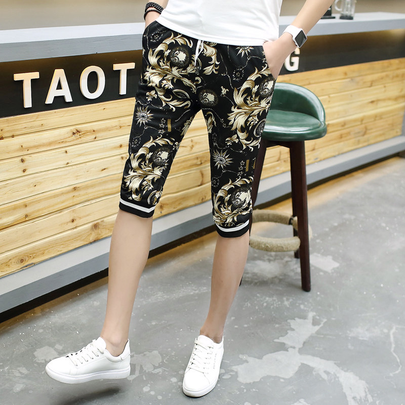 霸威顿七分裤夏季修身运动7 霸威顿休闲裤