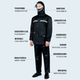 Raincoat and rain pants suit for men and women for single delivery rider