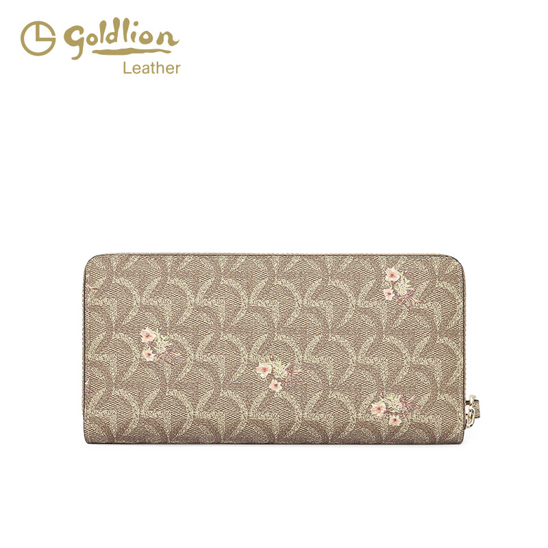 金利来长款女2023新款印花零钱包 金利来女包钱包