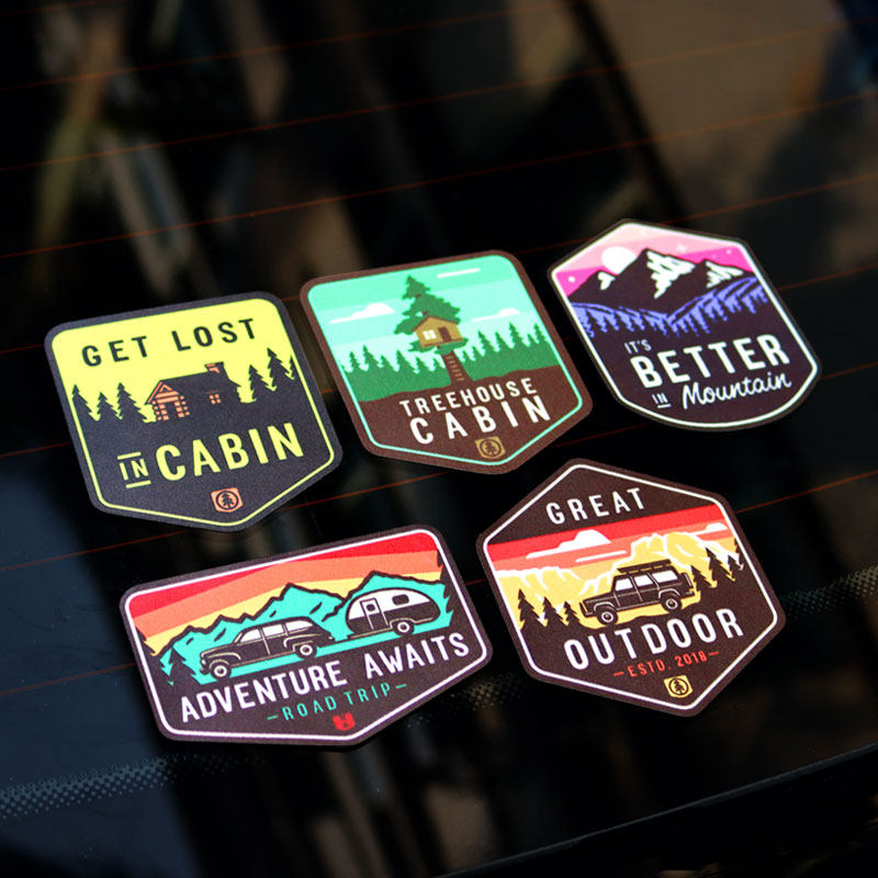 户外露营车贴汽车个性创意反光车身贴坦克300越野卡通探险装饰贴,淘宝优惠券,粉丝福利购,淘宝优惠卷