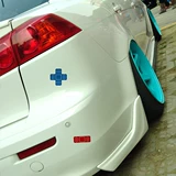 Car Creative Patch Patch Servicean Fun Electric Motorcycle Sticker Странные царапины милые кузов