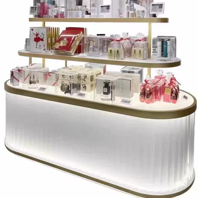 现货直销化妆品展柜彩妆小样美容院护肤品产品柜美妆香水中岛柜伴,淘宝优惠券,粉丝福利购,淘宝优惠卷