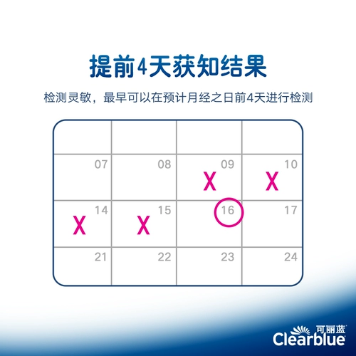 ClearBlue Cauli Blue Электронная тестовая полоса беременности