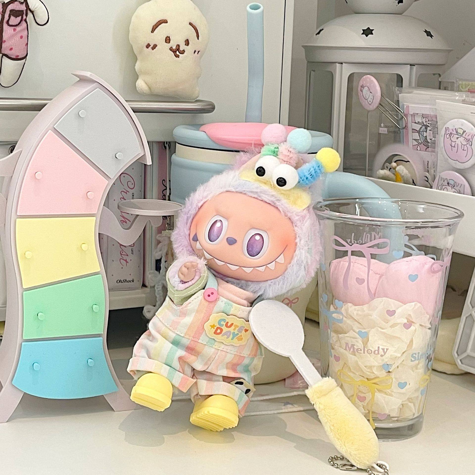 跨境labubu娃衣17厘米一二三代公仔换装娃衣可着替套装拉布布衣服,淘宝优惠券,粉丝福利购,淘宝优惠卷