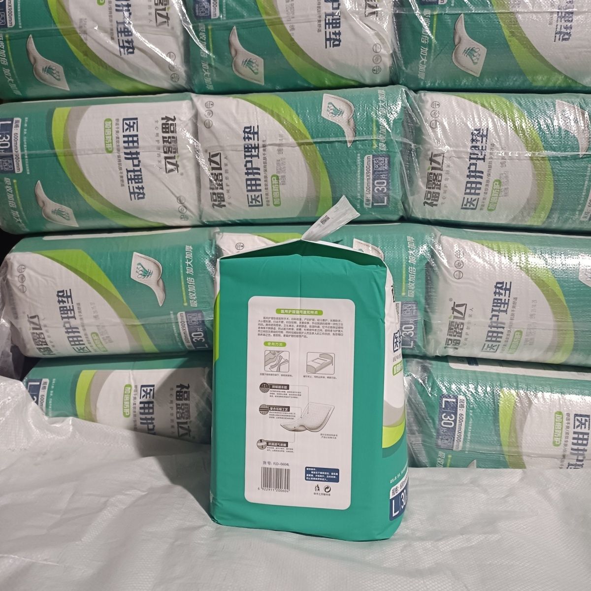 福露达医用护理床垫600*900mm成人一次性防漏成年人尿垫袋装大包 - 图1