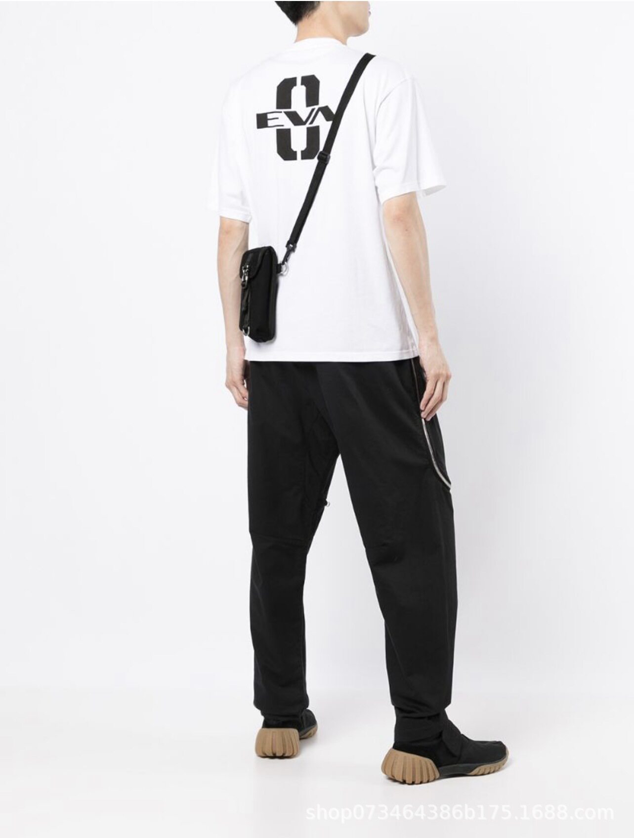 undercover 联名eva福音战士0号机字母印花二次元短袖t恤ins日潮