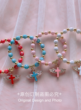 手链少女十字架手链手串