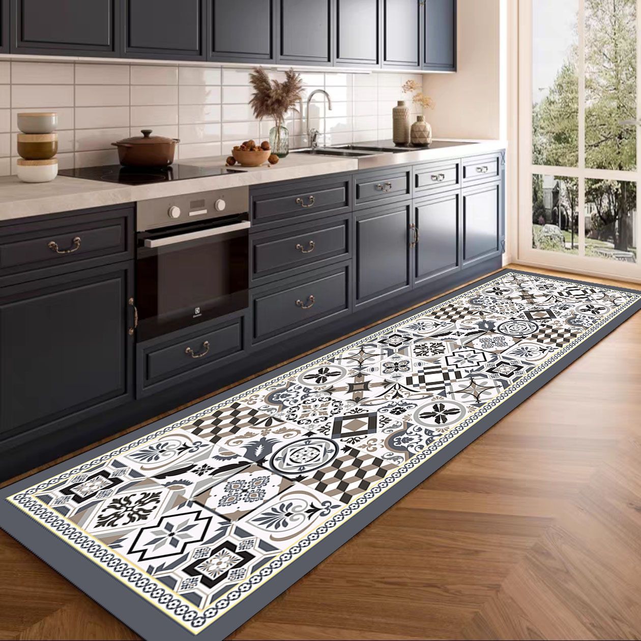 Diatom mud thickened kitchen water-absorbent, non-slip and durable