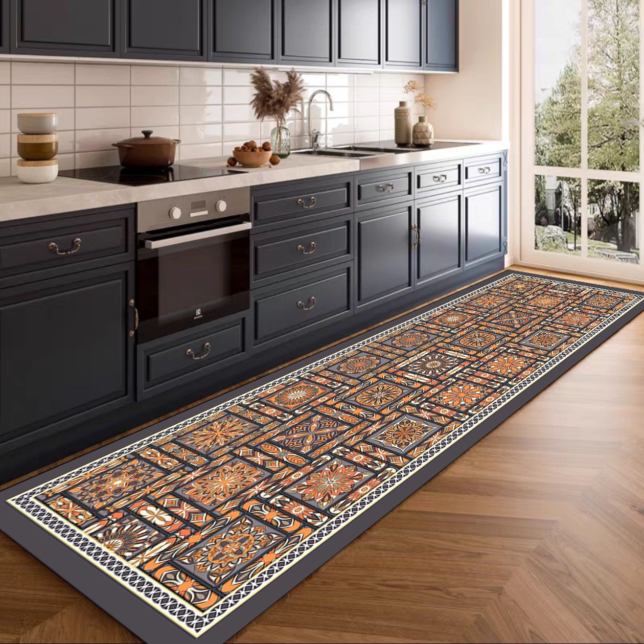 Diatom mud thickened kitchen water-absorbent, non-slip and durable