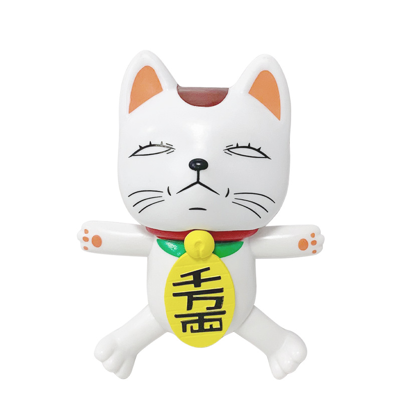 超自然武装胆大党 高速婆婆侧躺睡姿 卧姿招财猫公仔手办模型摆件 - 图3