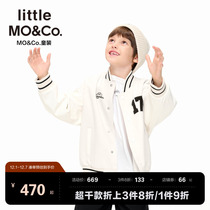 little moco child clothing spring autumn clothing boy baseball suit jacket childrens jacket female big boy foreign air