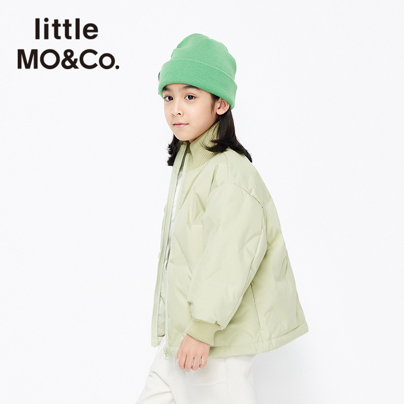 little moco童装冬装儿童男女童90白鸭绒羽绒服外套保暖百搭