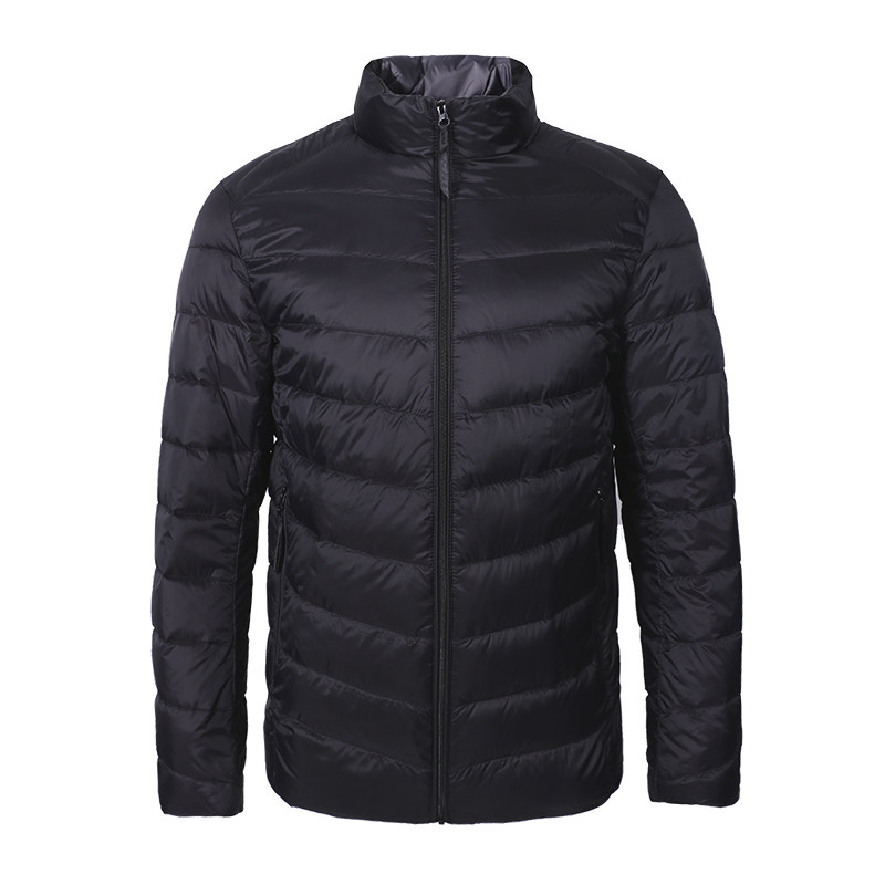 奥古利奥23年秋冬新品薄款男士羽绒服外套立领白鸭绒轻便保暖