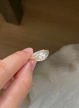 足银990纯银木棉花戒指女阿嫲的情书同款国风古法戒指送女友闺蜜