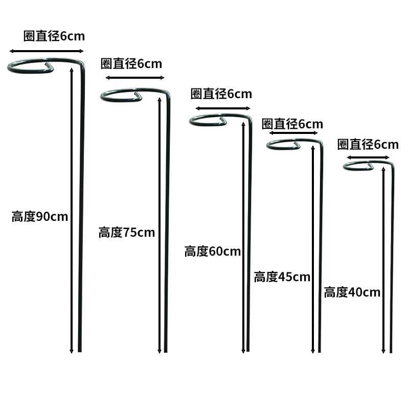 植物防倒伏支架铁艺绣球吊兰支撑杆园艺固定架爬藤花卉朱顶红花架 - 图1