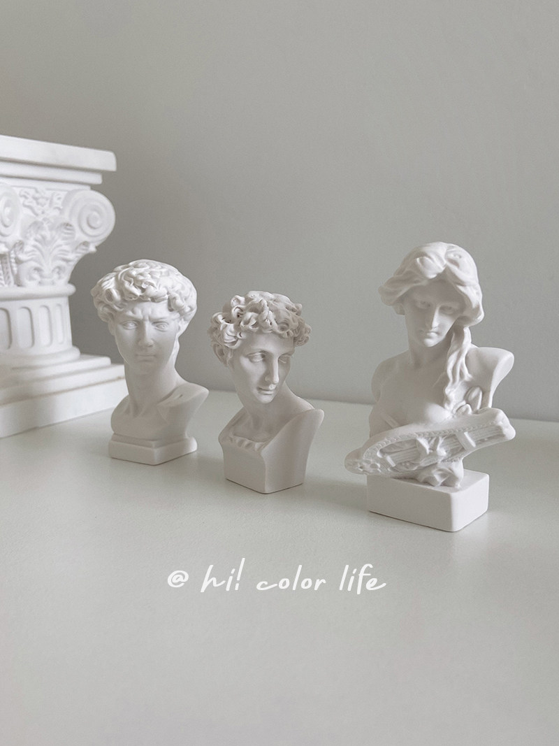 复古ins古罗马人物头像摆件7cm北欧希腊仿石膏树脂工艺品摆拍道,淘宝优惠券,粉丝福利购,淘宝优惠卷