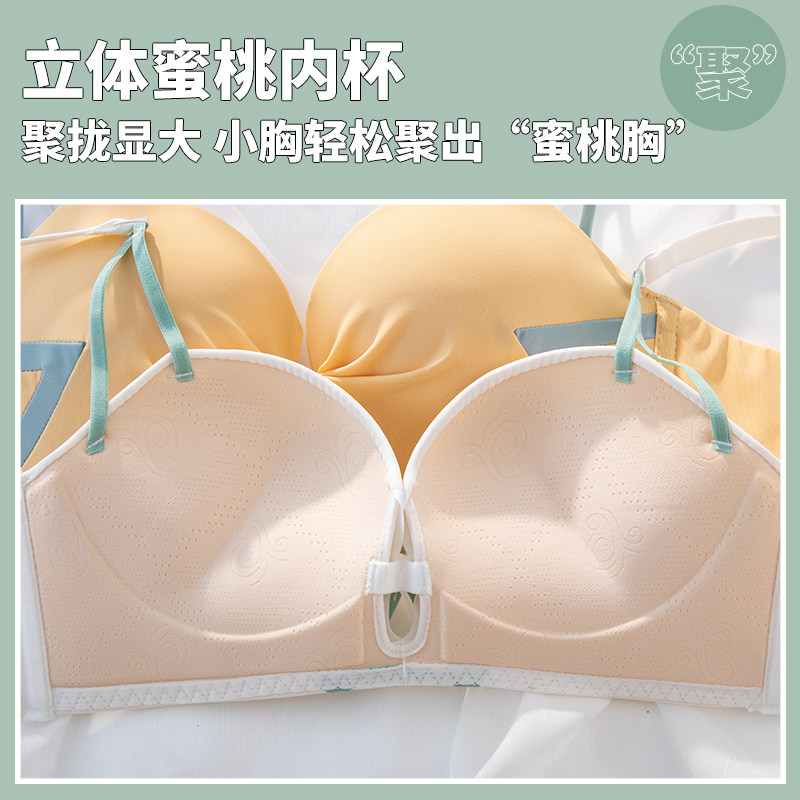 女纯欲2021新款调整型无钢圈内衣裤 黛莎妃文胸