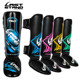 Sanda leg guards with thickened instep, adult Muay Thai leg guards, professional children's shin guards, fighting training protective gear