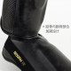 Professional Sanda Fighting Muay Thai Leg Guards with Instep for Adults Thickened Superfiber Leather Boxing Shin Guards and Calf Training Actual Combat
