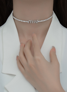 字母项圈发箍两用开口可调节