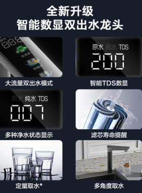 格力净水器RO反渗透厨房净水器