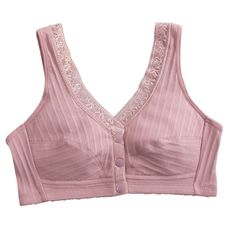 妈妈无钢圈薄款中老年背心式文胸 彰艳文胸