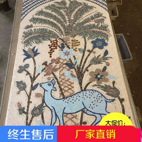 Мраморная мозаика, головоломка на стену, в американском стиле, делается под заказ