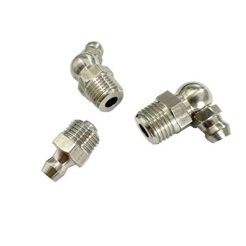 不锈钢M6黄油嘴8枪嘴10挖机1分吊车牛油咀油杯枪头配件M12 - 图2