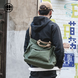 日系ins休闲潮牌帆布袋