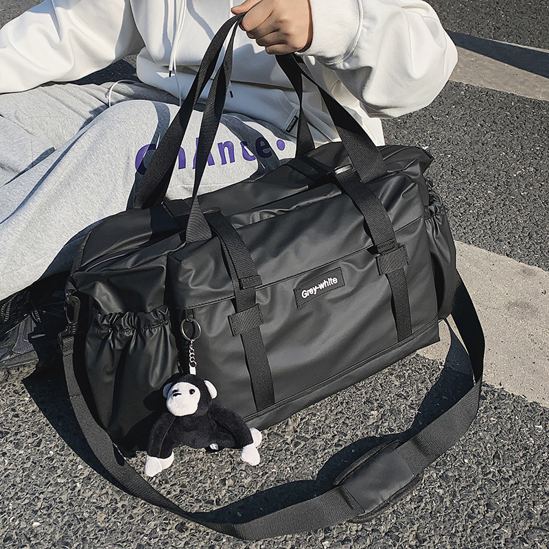 短途旅行包男手提大容量出差斜挎包 大牙旅行袋