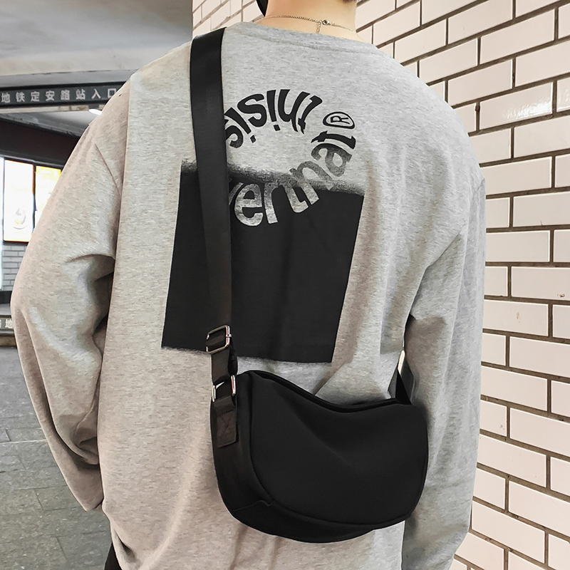 潮牌斜挎包男休闲单肩包ins潮时尚简约挎包女学生小背包斜跨百搭,淘宝优惠券,粉丝福利购,淘宝优惠卷