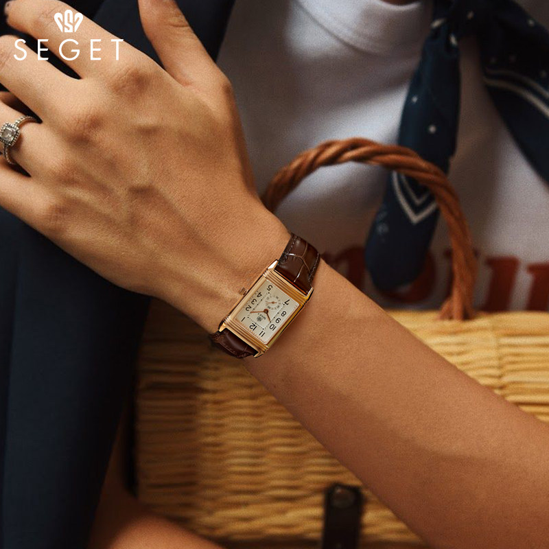 世爵方形女士名牌正品奢侈防水手表 世爵国产腕表