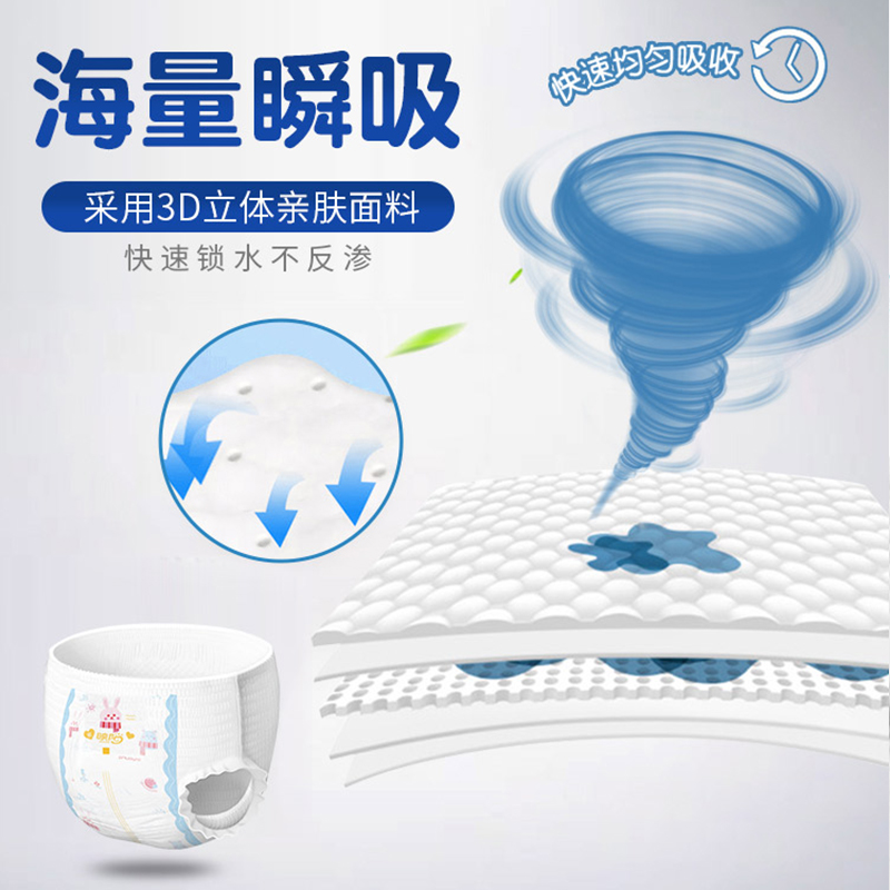 映阳旗舰店映阳超薄透气拉拉裤XL男女婴儿尿不湿SML码宝宝经济干爽纸尿裤XXL2