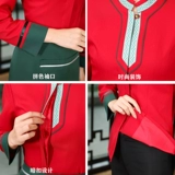 Летний комнатный лонгслив для работы, китайский стиль, короткий рукав