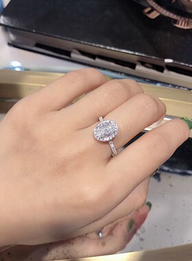 上手优雅大方百看不厌一克拉钻戒