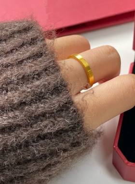 腔调十足！仿真金可水洗传承戒指