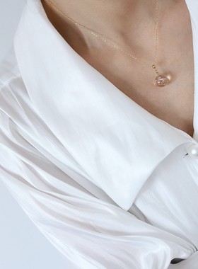 显白许愿球锁骨链礼物