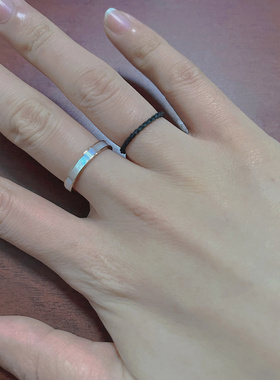 显白又显长新品星环系列戒指气质