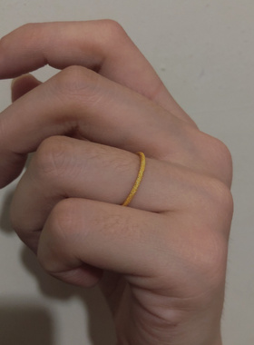 洗手不用摘百搭磨砂戒指