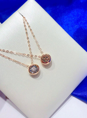 原创法式小众高级感纯银锁骨链