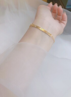 金边伯贤同款罗马高级手链
