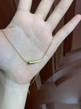 宝藏仿黄金项链质感拉满色泽光亮时尚百搭高级感爆棚不掉色不过敏