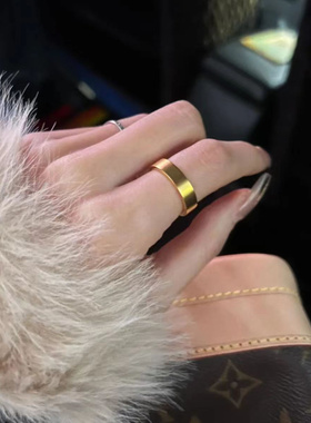 富贵范传承经典大气款磨砂戒指