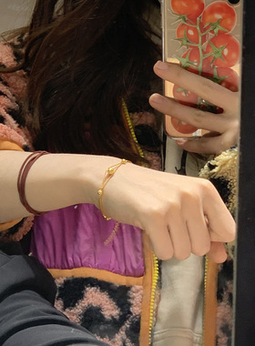 小众独特设计双层满天星金珠手链