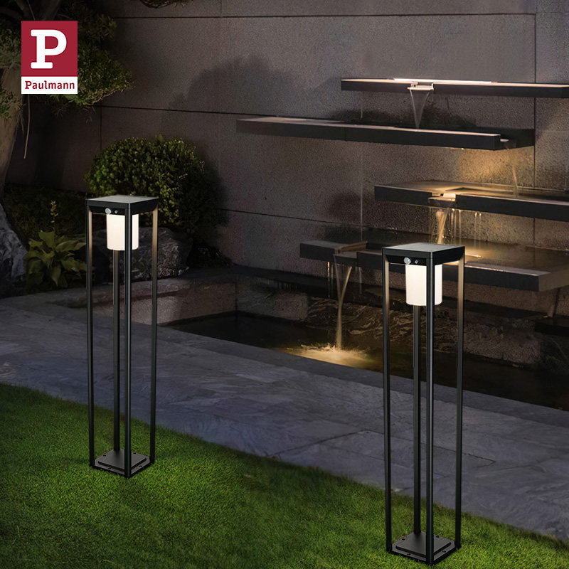 德国柏曼太阳能感应壁灯户外花园别墅庭院草坪灯防水地灯室外灯具,淘宝优惠券,粉丝福利购,淘宝优惠卷