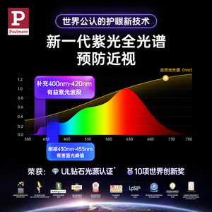 德国柏曼隐者全光谱护眼筒灯led嵌入式 深防眩射灯客厅无主灯防水