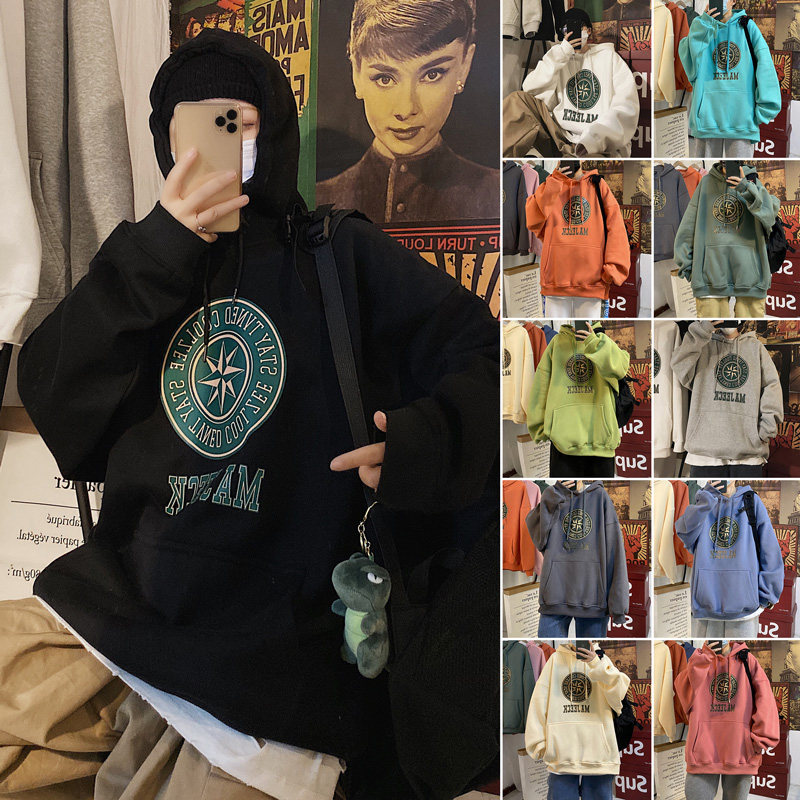 男连帽春秋季潮牌宽松2021新款卫衣 文际卫衣