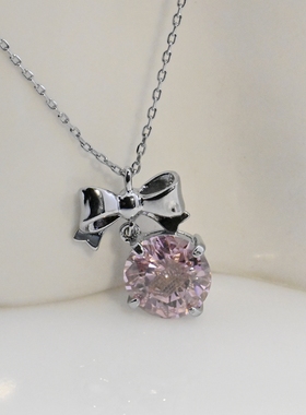 j家特价蝴蝶结锆石项链现货