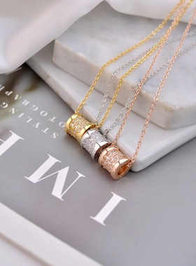 小蛮腰欧美锆石镶嵌短款锁骨链