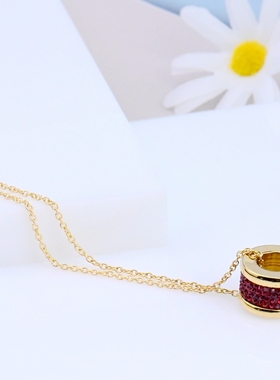 欧美饰品吊坠项链颈链锁骨链轻奢